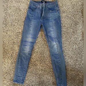 Express size 6 ankle leggings high rise skinny jeans